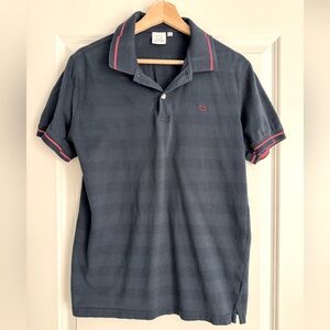 OSCAR DE LA RENTA Classic Navy Polo Shirt